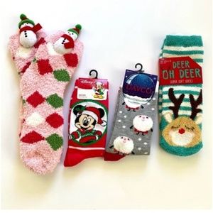 New! Women’s Christmas Socks Bundle
